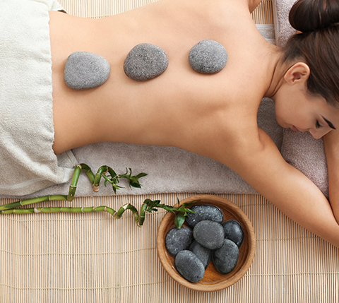 Hot stone massage